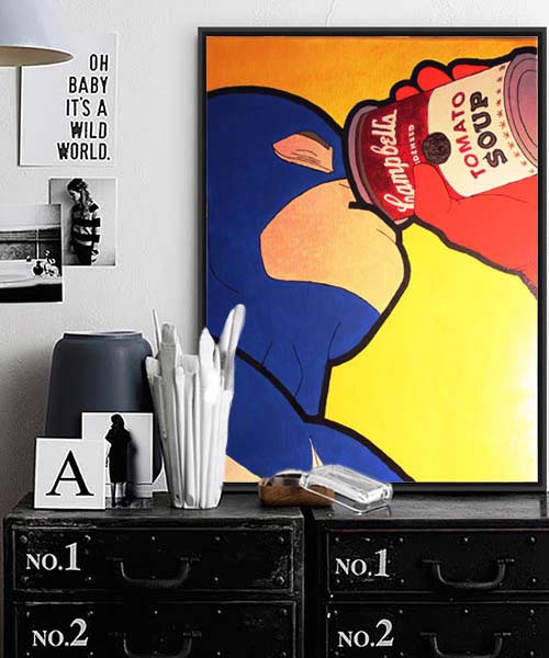 Картина в стите поп-арт